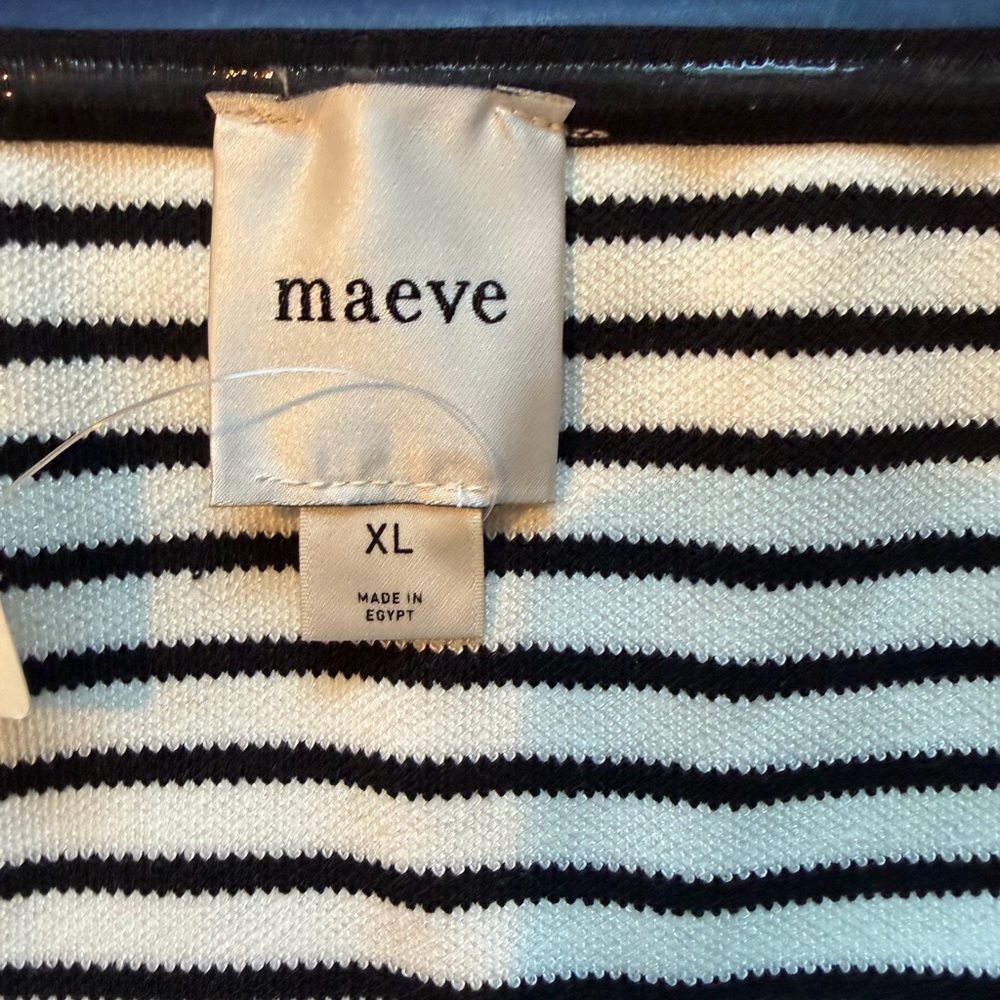 Maeve Ruched Striped Tube Top - XL - Picture 3 of 4